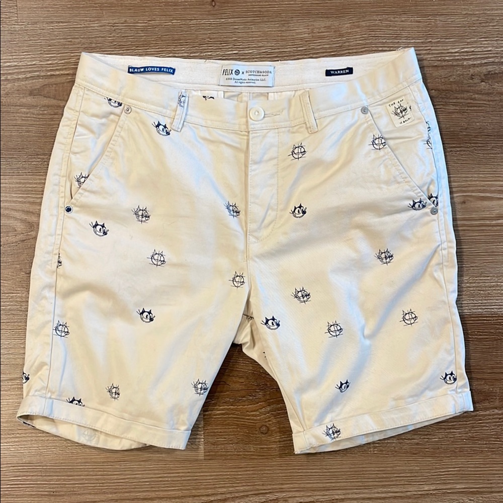 Felix the Cat X Scotch & Soda Collab Shorts
